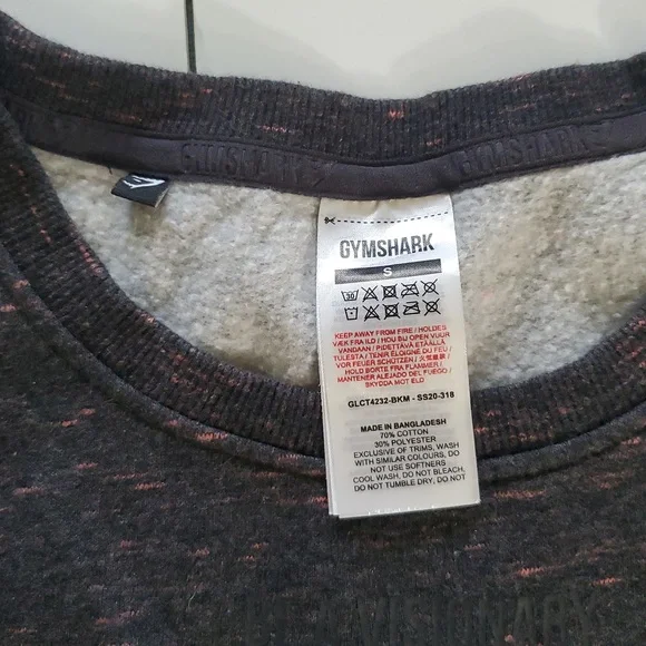 Gymshark Super Cropped Sweater Size Small - Picture 2 of 3